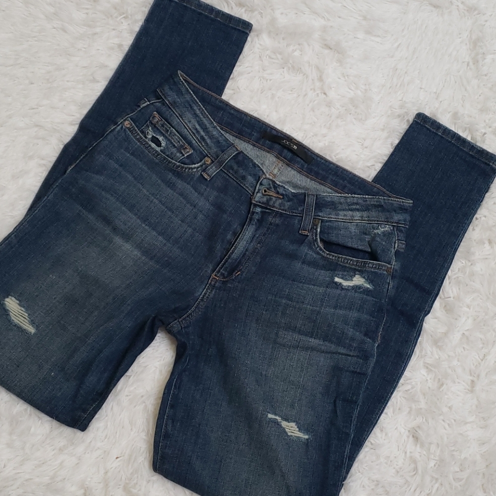 Joe's Jeans Beckett distressed skinny jeans